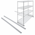 Thumbnail image #3 for Eagle Floor-Trak Single-Deep Floor Track Kit for Wire Shelving, 21 Ft