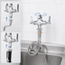 Thumbnail image #3 for Double Pantry Deck-Mounted Mixing Faucet with Swivel Outlet and Lever Handles, 4-Inch Centers