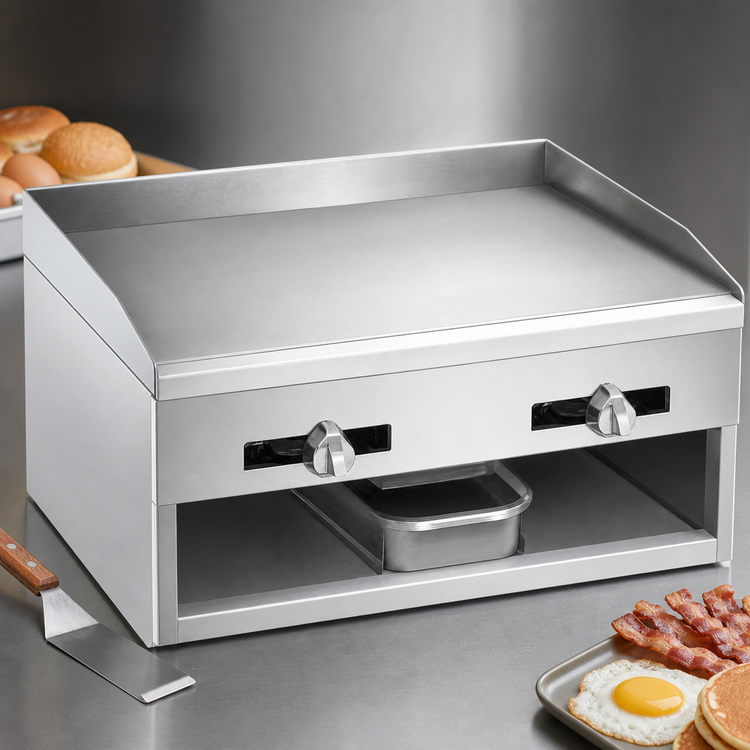 Product image #3 for Comstock-Castle 20-Inch Countertop Gas Griddle with 20 x 16 Inch, 1/2-Inch Thick Smooth Steel Plate