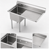 Thumbnail image #3 for Sapphire Manufacturing 1-Compartment Sink with Right Drainboard, 44-1/2