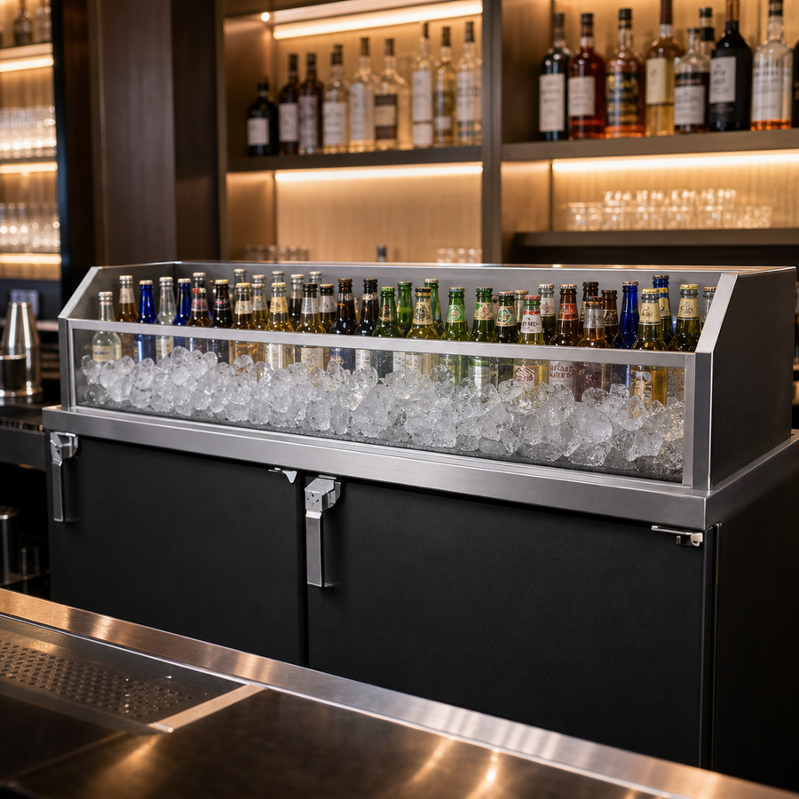 Back-Bar Beverage Display