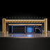 Thumbnail image #3 for Metropolis H 50-Inch Wide Countertop 14-Faucet Glycol-Cooled Draft Beer Tower, PVD Brass Finish