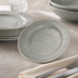 Thumbnail image #4 for Grove 7-Inch Round Bread & Butter Plate, Smoke Gray Melamine