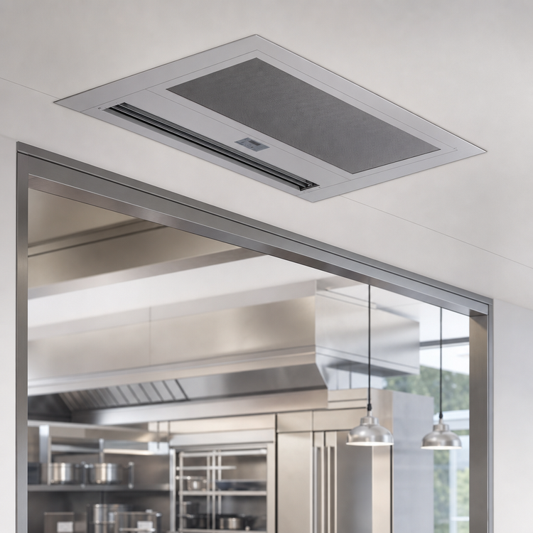 Product image #3 for Berner Architectural Recessed 16 Series 42-Inch Electric Heated Air Curtain
