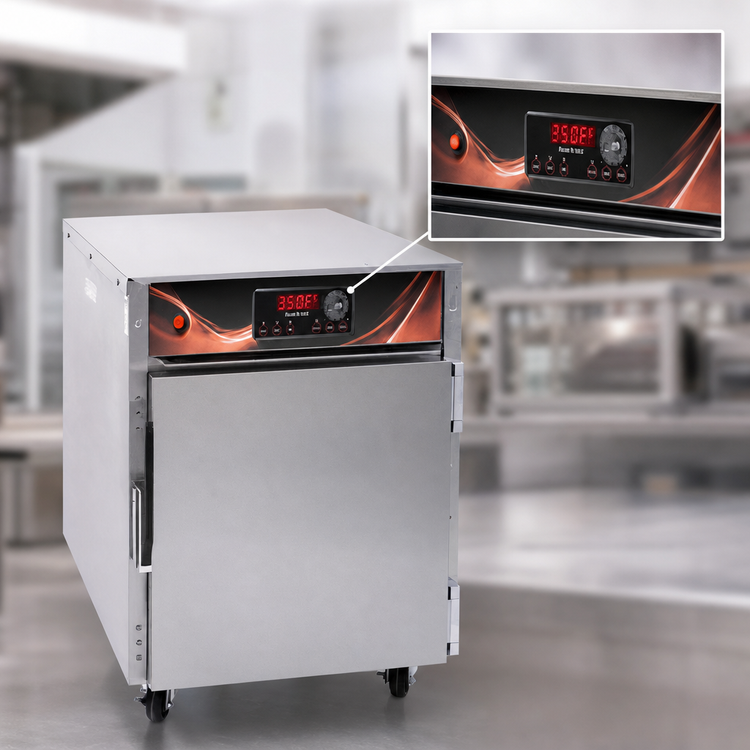 Product image #3 for Cres Cor Roast-N-Hold Half-Height Mobile Undercounter Convection Cook and Hold Oven, 5 Full-Size Pan Capacity, 120V