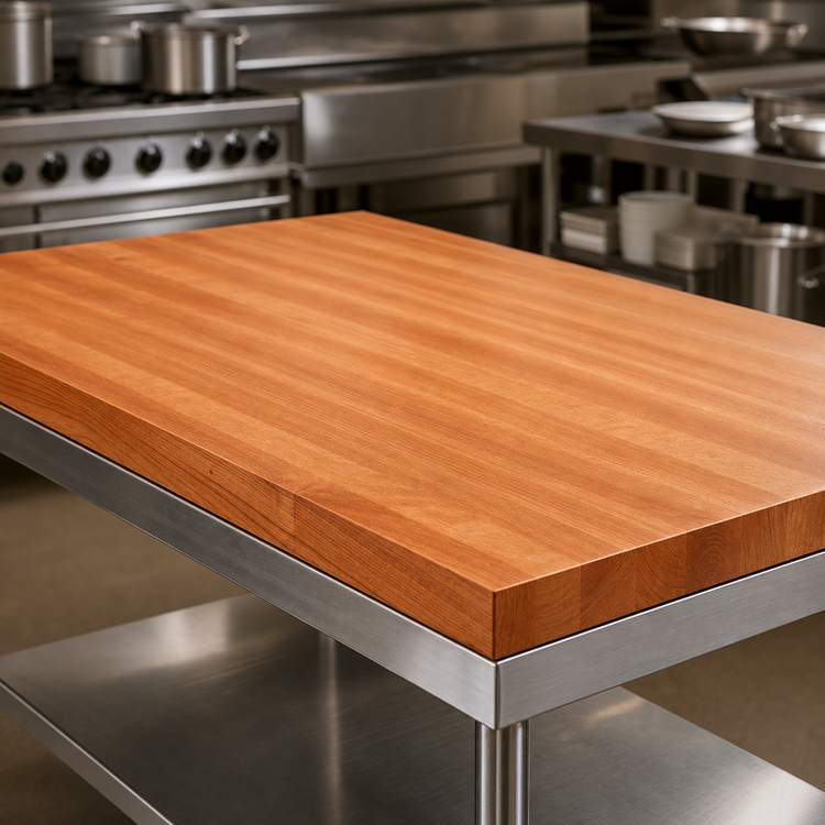 Product image #3 for Boos Block American Cherry Edge Grain Kitchen Countertop, 72 x 48 x 2-1/4 Inch, Penetrating Oil Finish