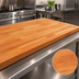 Thumbnail image #3 for Boos Block 60 Inch x 25 Inch American Cherry Edge Grain Kitchen Countertop, 1-1/2 Inch Thick, Penetrating Oil Finish