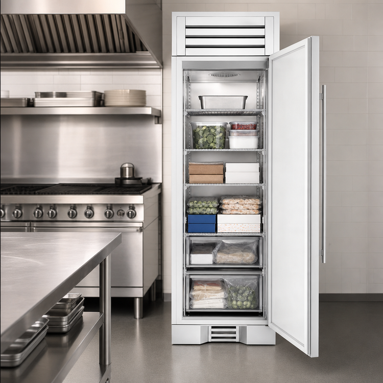 Product image #3 for True Residential 24-Inch One-Section Upright Reach-In Freezer Column with Solid Door