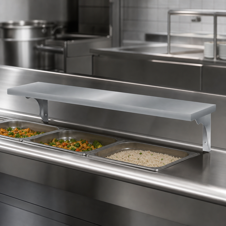 Product image #3 for Duke 10-Inch Wide Stainless Steel Carving Board for 32-Inch Steam Table Units