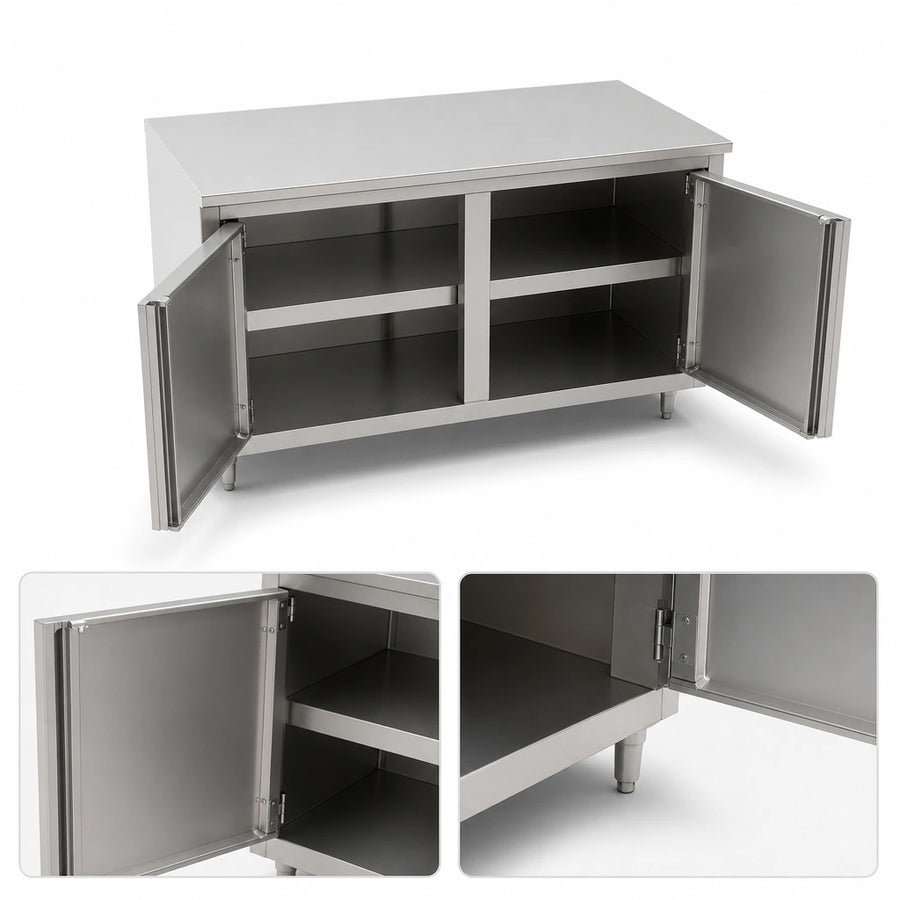 Cabinet Base with Hinged Doors