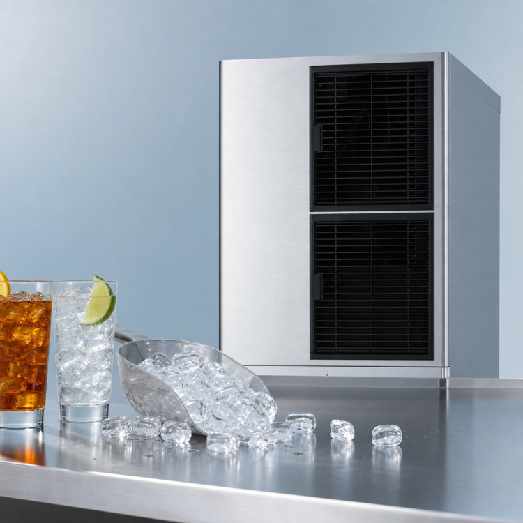 Product image #3 for Hoshizaki KM-660MWJ 22-Inch Water-Cooled Self-Contained Modular Crescent Cube Ice Maker, 647 lb/24 Hr