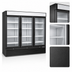 Thumbnail image #3 for Maxx Cold X-Series 72 Cu. Ft. Three-Section Glass Door Merchandiser Freezer — Triple-Pane Heated Glass Doors, Bottom-Mount Compressor