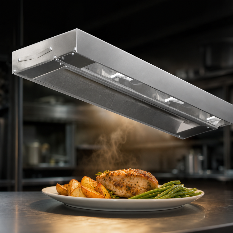 Product image #3 for Eagle RedHots 48-Inch Single High-Watt Unlighted Rod-Type Strip Heat Lamp with Remote, 240V