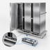 Thumbnail image #3 for Carter-Hoffmann PH1250 Mobile Heated Holding Cabinet for Food Transport, 3-Door, 50 Pan Capacity