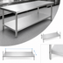 Thumbnail image #3 for 84 Inch x 30 Inch Stainless Steel Undershelf for Work Tables