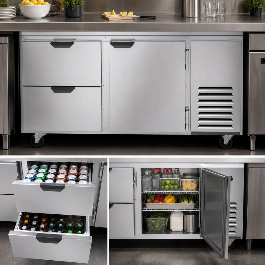 Two-Section Undercounter Design
