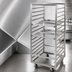Thumbnail image #3 for Channel Manufacturing Stainless Steel Double-Section Side-Loading Bun Pan Rack, No-Lift, 40-Pan Capacity