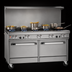 Thumbnail image #3 for Southbend Ultimate 60-Inch Gas Restaurant Range with 10 Open Burners, Standard Oven, and Cabinet Base