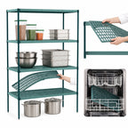 Thumbnail image #3 for Metro Super Erecta Pro PR-183663K3-S-4 4-Shelf Stationary Polymer Shelving Starter Unit, Green, 18"W x 36"D x 63"H