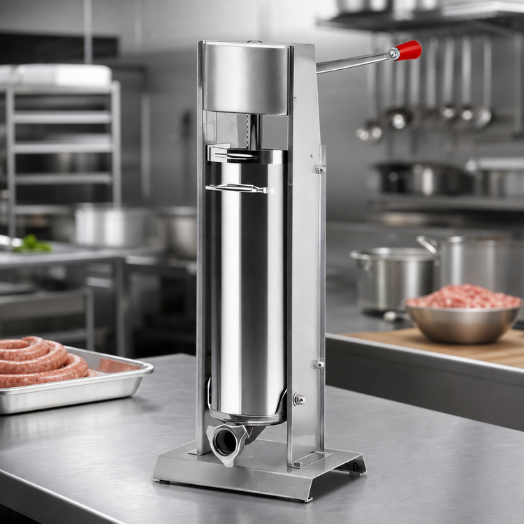 Product image #3 for Elite Series All Stainless Steel Vertical Two-Speed Gear-Driven Manual Sausage Stuffer, 15 lb Capacity