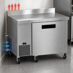 Thumbnail image #3 for Hoshizaki Steelheart WLF46B 46-Inch Stainless Steel Worktop Freezer, One Solid Door, 11.78 Cu. Ft., Self-Contained Side-Mounted Refrigeration