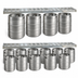 Thumbnail image #3 for New Age 72-Inch Aluminum T-Bar Keg Shelf Rack, Holds 4 Half-Barrel or 11 Sixth-Barrel Kegs