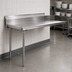 Thumbnail image #3 for Eagle Group CDTL-36-16/4 Straight Clean Dishtable, 36 x 30 Inches, Right-to-Left, 16/430 Stainless Steel Top