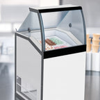 Thumbnail image #3 for Master-Bilt Products DD-26LCG Ice Cream Dipping/Display Freezer, Low Curved Glass, 4-Tub, White, R290