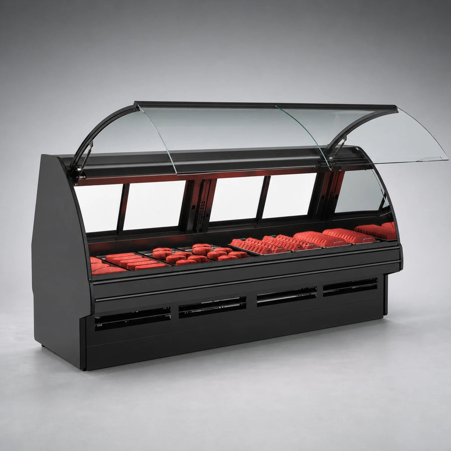 Curved Lift-Up Front Glass