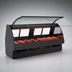 Thumbnail image #3 for Fusion® Refrigerated Full-Service Display Case with Curved Lift-Up Front Glass and Rear Sliding Doors