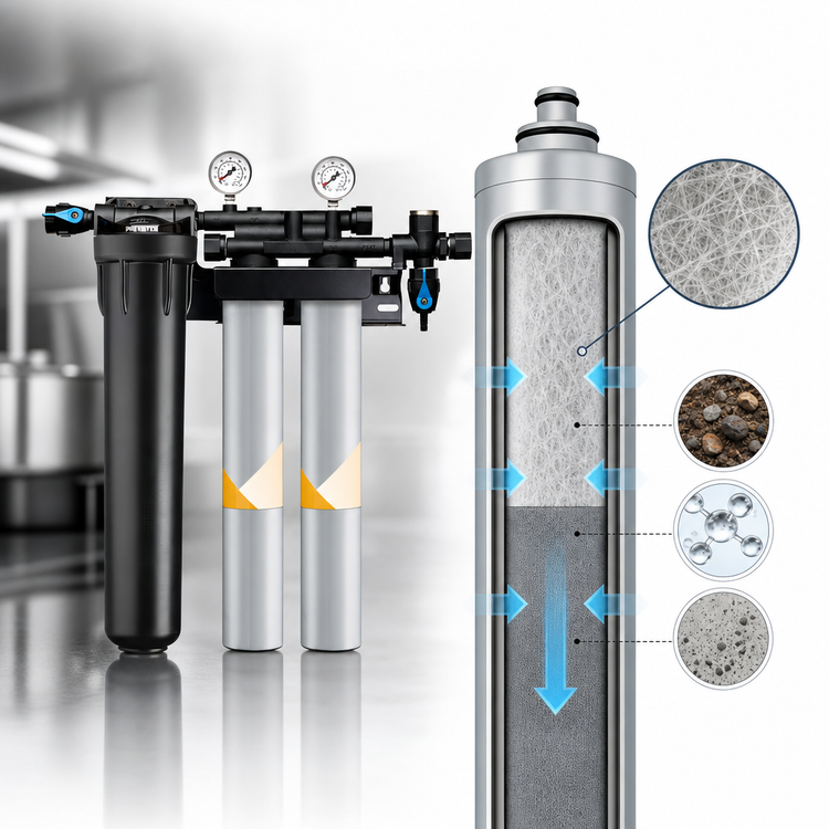 Product image #3 for Everpure QC7I PF Twin 7FC5-S Twin Cartridge Water Filtration System