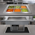 Thumbnail image #3 for Delfield LiquiTec 8186-EFP 6-Pan Drop-In Self-Contained Eutectic Cold Food Well
