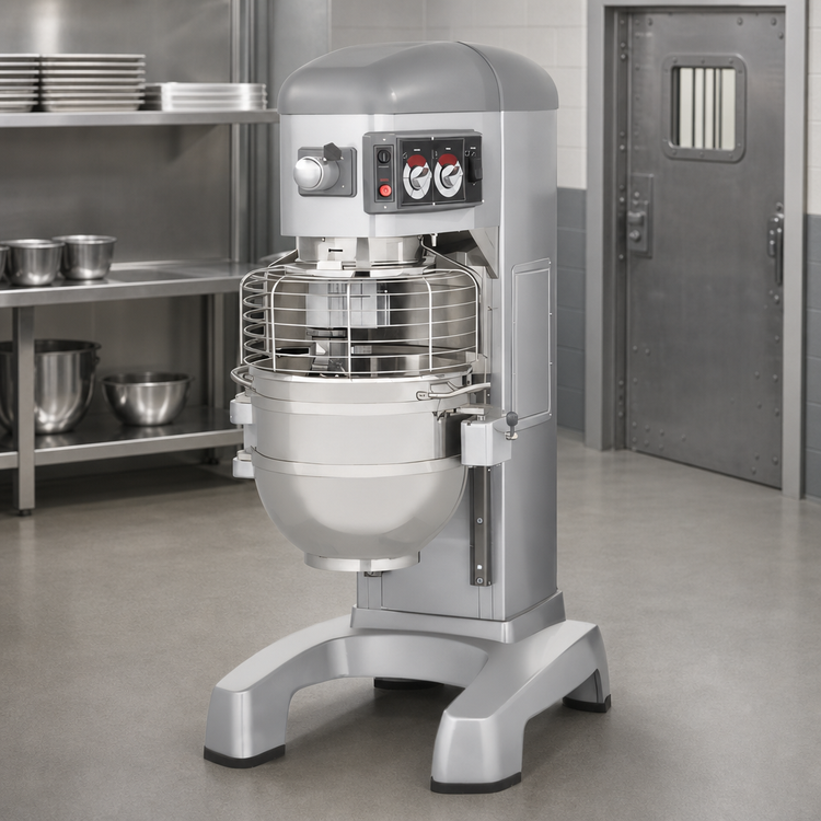 Product image #3 for Hobart Legacy+ HL600C-2STD 60-Quart Heavy-Duty Floor Model Planetary Mixer with Maximum Security Correctional Package