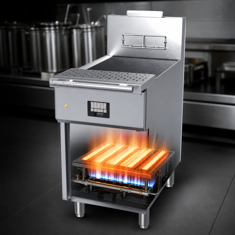 Product image #3 for Garland Cuisine Series Heavy-Duty Floor Model Gas Pasta Cooker with Programmable Timer and Auto-Fill