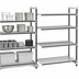 Thumbnail image #3 for Cambro Camshelving Elements XTRA 30-Inch Wide x 24-Inch Deep x 64-Inch High Stationary Add-On Shelving Unit, 4-Tier Vented and Solid, Speckled Gray