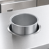 Thumbnail image #3 for Vollrath Round 22-Gauge Stainless Steel Garbage Waste Chute, 6-9/16 x 5 Inch Deep
