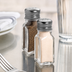 Thumbnail image #3 for American Metalcraft Paneled Glass Salt and Pepper Shaker with Stainless Steel Mushroom Cap, 2 oz., 4 Inch High