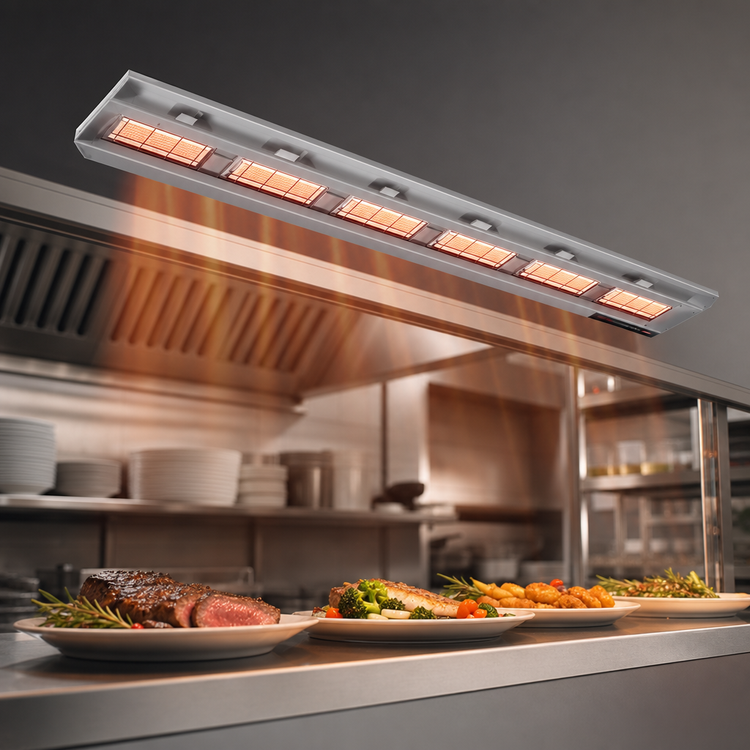 Product image #3 for Hatco Ultra-Glo 54-Inch Lighted Infrared Strip Heat Lamp