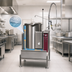 Thumbnail image #3 for Crown GC-12 Floor Model 12 Gallon Gas 2/3 Jacketed Tilting Kettle