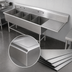 Thumbnail image #3 for John Boos Pro-Bowl 4-Compartment Sink with 18-Inch Right Drainboard, 18 x 18 x 12-Inch Bowls