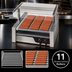 Thumbnail image #3 for X*PERT HotRod Regular Size Hot Dog Roller Grill with 11 Chrome Rollers