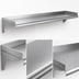 Thumbnail image #3 for Eagle Group 120-Inch W x 10-Inch D Wall-Mounted Shelf, 14 Gauge 304 Stainless Steel