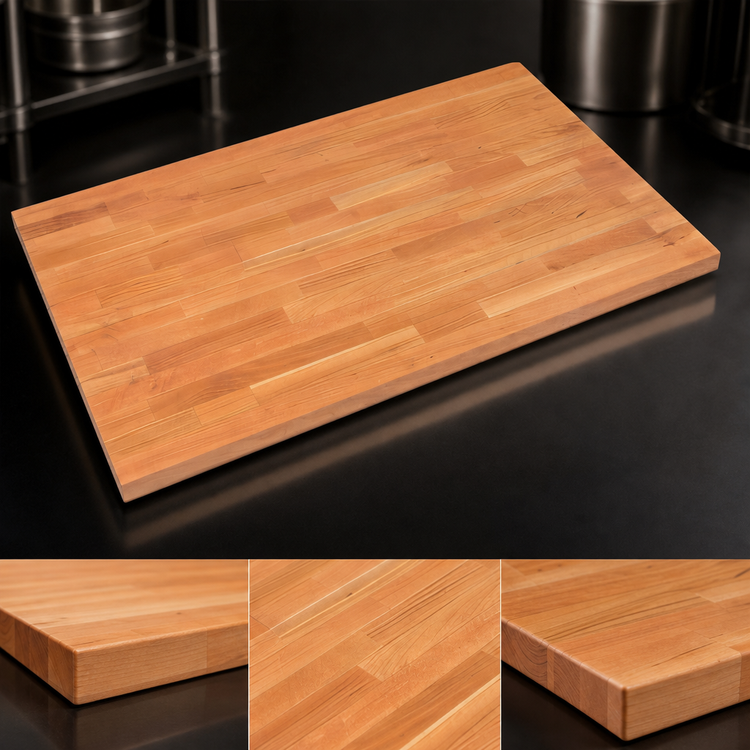 Product image #3 for Boos Block American Cherry Blended Edge Grain Kitchen Countertop, 48 x 38 x 1-1/2 Inch