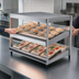 Thumbnail image #3 for Hatco Glo-Ray 41-Inch Countertop Pass-Thru Merchandising Warmer with 2 Slanted Shelves