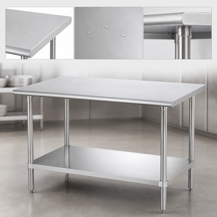 Reinforced Stainless Steel Top