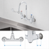 Thumbnail image #3 for T&S Brass B-0352 Wall-Mount Medical Mixing Faucet with Rosespray Gooseneck