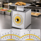 Thumbnail image #3 for Edlund SR-5000C Stainless Steel Countertop Portion Control Dial Scale, 11 lb x 2 oz / 5 kg x 50 g, Rotating Vertical Dial Case of 6