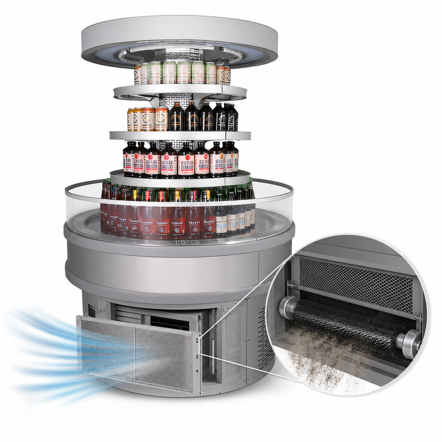 Self-Cleaning Condenser