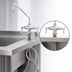 Thumbnail image #3 for T&S Brass Double Pantry Faucet, Single-Hole Deck-Mount, 6-Inch Swing Nozzle