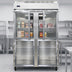 Thumbnail image #2 for Continental Refrigerator 2FSNSAGDHD Two-Section Shallow Depth Reach-in Display Freezer with Glass Half Doors